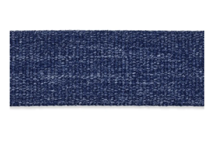Gurtband 4cm blau meliert