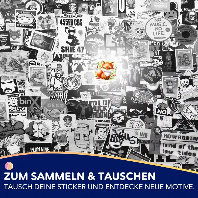 Aufkleber 5er-Set - Freddy Füchschen