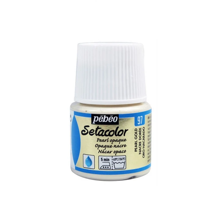 Pebeo Setacolor Opaque Pearl Fabric Paint, 45 ml