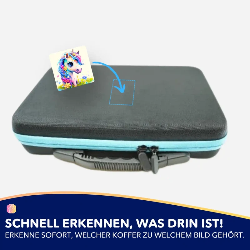 Aufkleber 5er-Set - Süßes Einhorn