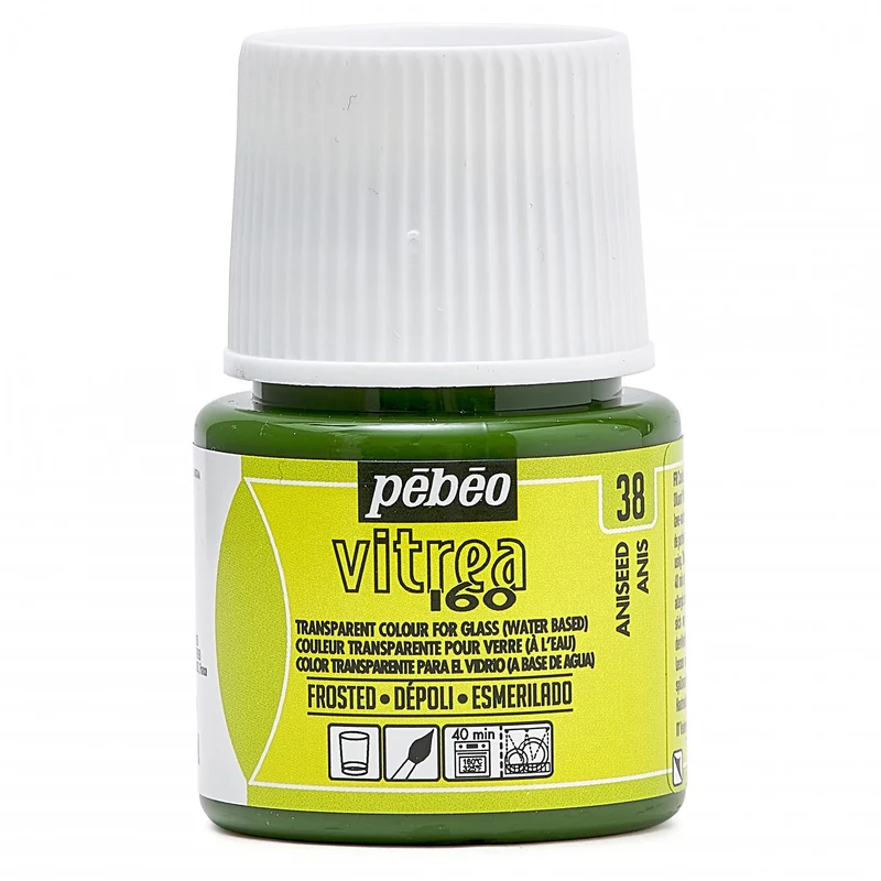 Pebeo Vitrea 160 Stained Glass Paint, 45 ml