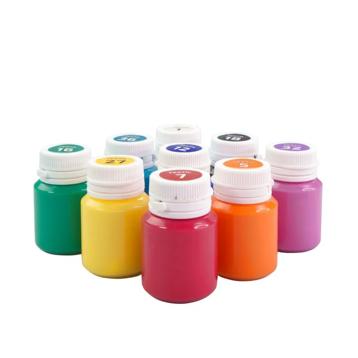 ROSA STYLE TALENT Acrylic Fabric Paint Set, 9 x 20 ml