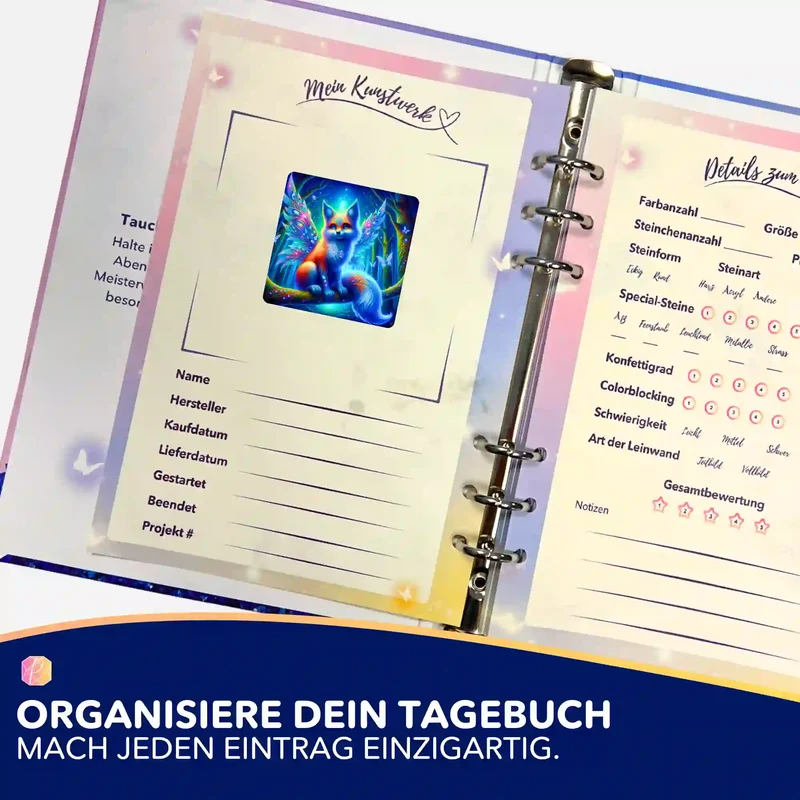 Aufkleber 5er-Set - Fairy Fox of Magic