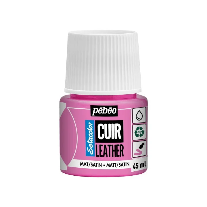 Pebeo Setacolor Leather Paint, Matte/Satin, 45 ml