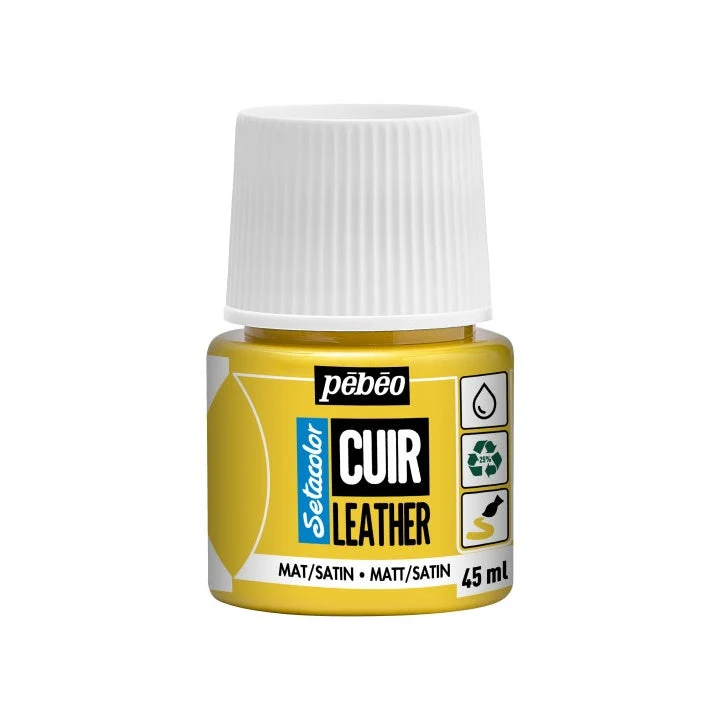 Pebeo Setacolor Leather Paint, Matte/Satin, 45 ml
