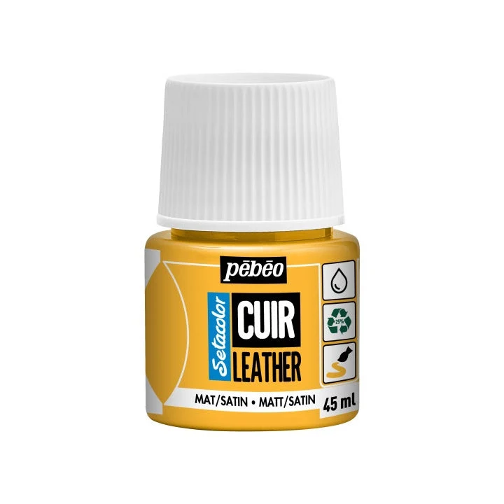Pebeo Setacolor Leather Paint, Matte/Satin, 45 ml
