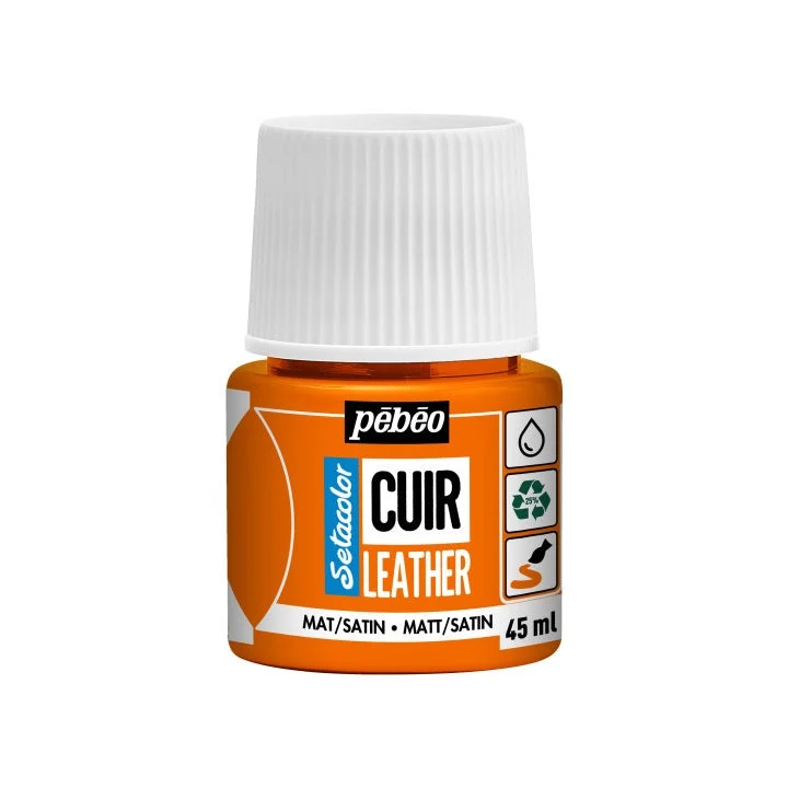 Pebeo Setacolor Leather Paint, Matte/Satin, 45 ml