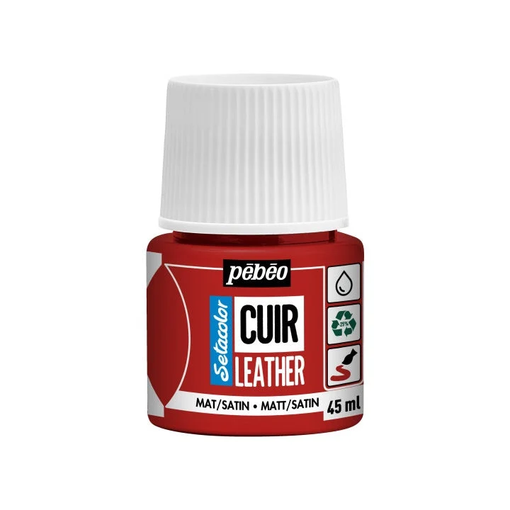 Pebeo Setacolor Leather Paint, Matte/Satin, 45 ml
