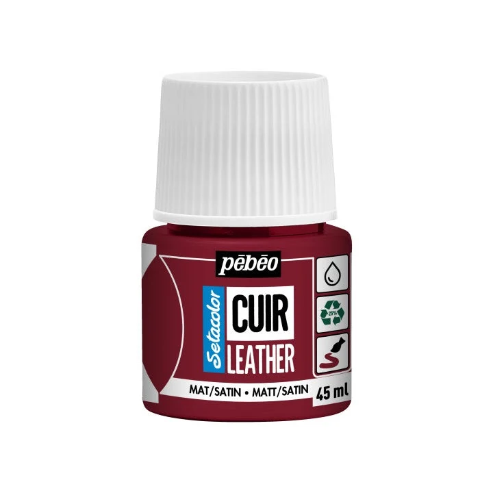 Pebeo Setacolor Leather Paint, Matte/Satin, 45 ml