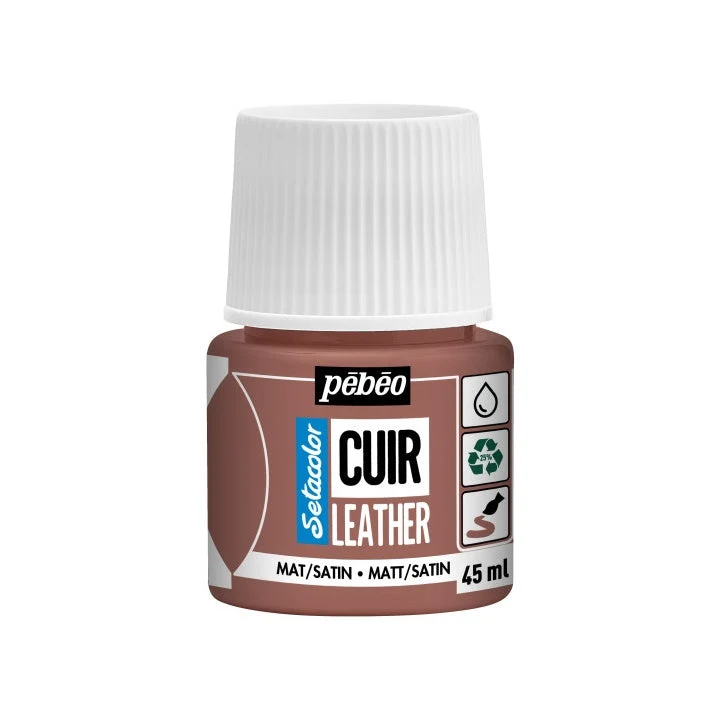 Pebeo Setacolor Leather Paint, Matte/Satin, 45 ml