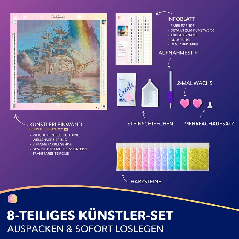 Diamond Painting - Freiheit auf See