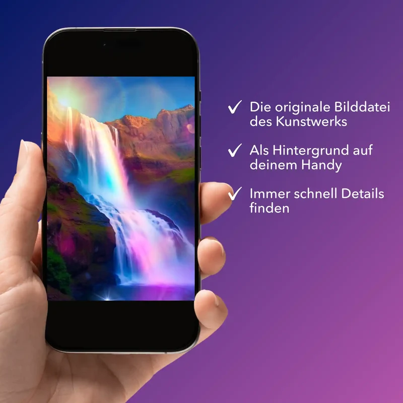 Digitale Bildmappe - Glanz des Wasserfalls