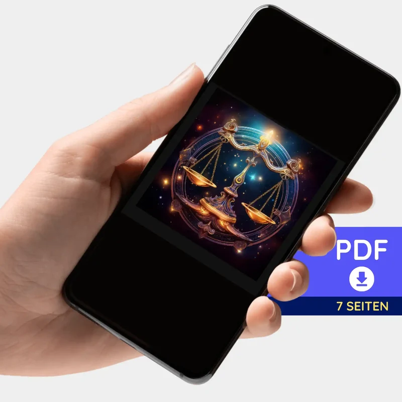 Digitale Bildmappe - Sternzeichen Waage "Limited Edition"