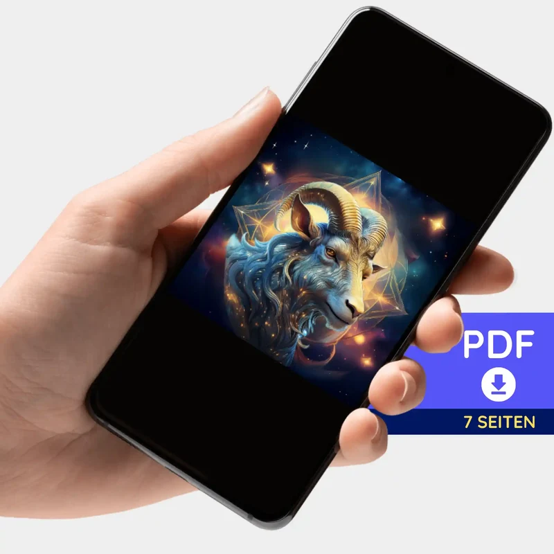 Digitale Bildmappe - Sternzeichen Steinbock "Limited Edition"