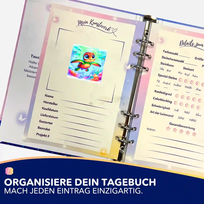 Aufkleber 5er-Set - Lotta, die kleine Meeresschildkröte