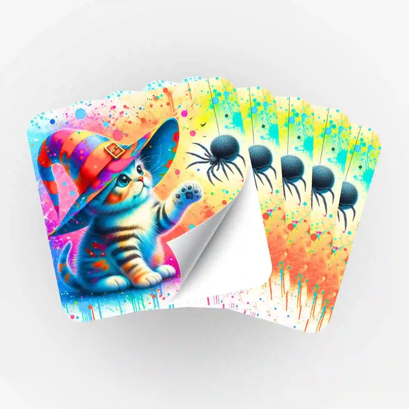 Aufkleber 5er-Set - Kitty Cat die Zauberkatze