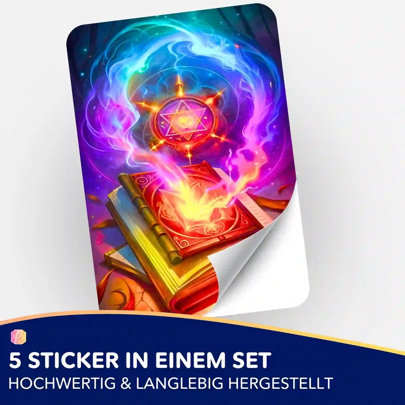 Aufkleber 5er-Set - Hexenkünste