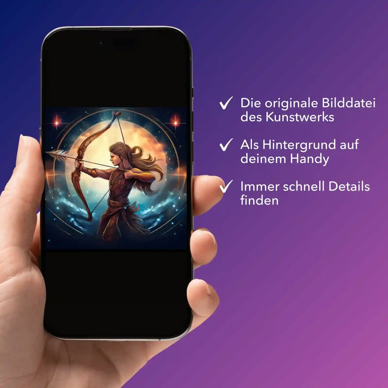 Digitale Bildmappe - Sternzeichen Schütze "Limited Edition"
