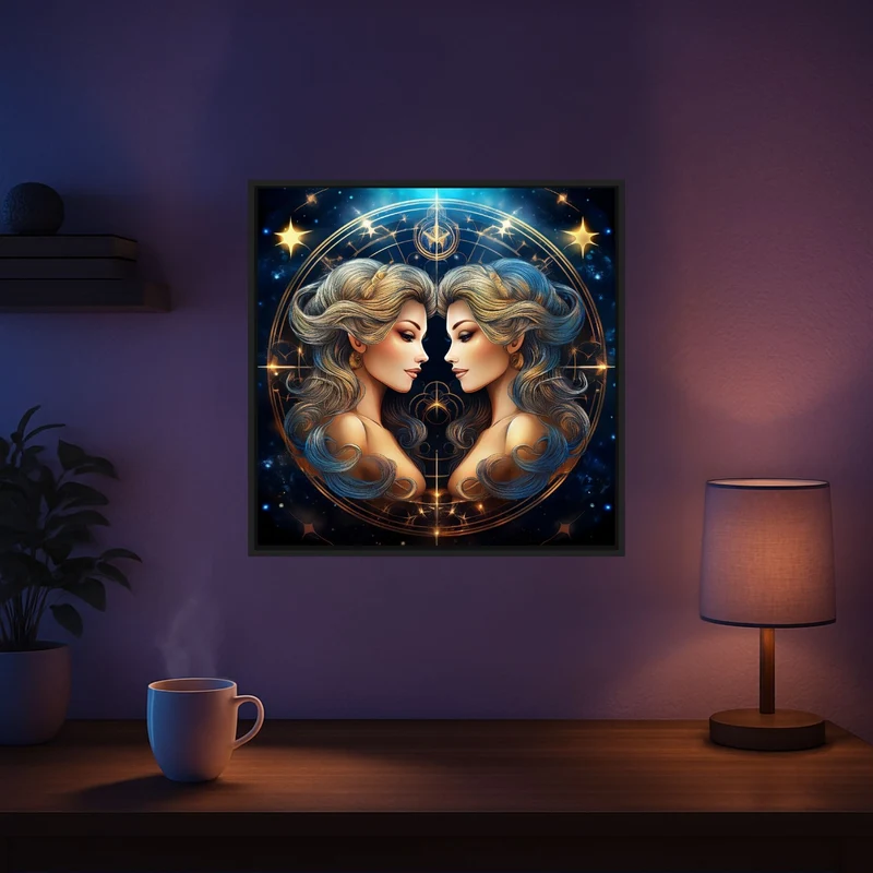Diamond Painting - Sternzeichen Zwilling "Limited Edition"