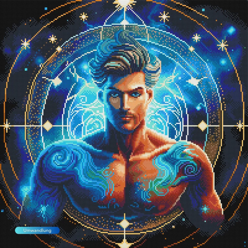 Diamond Painting - Sternzeichen Wassermann "Limited Edition"