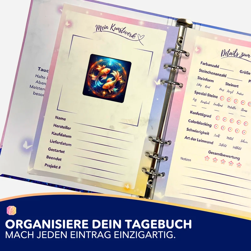 Aufkleber 5er-Set - Sternzeichen Fisch "Limited Edition"