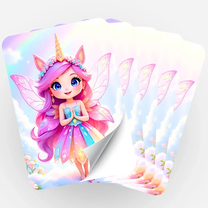 Aufkleber 5er-Set - Fairydust Special - Fee im Wolkenreich