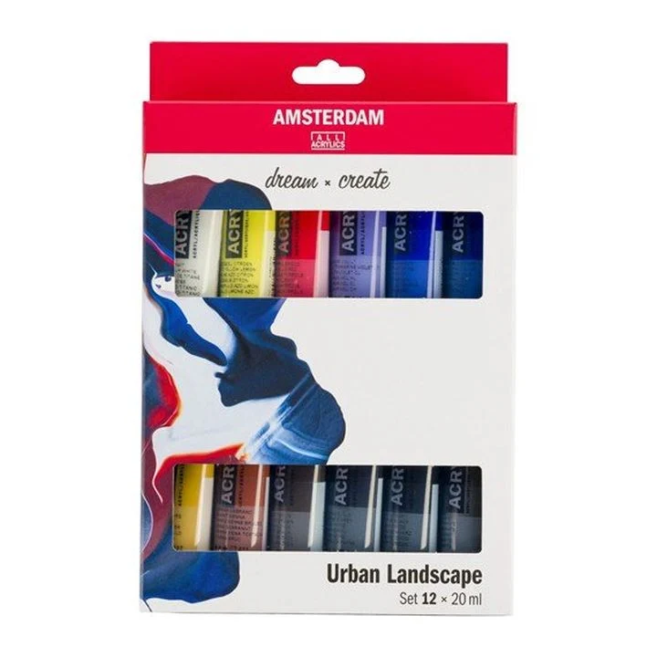 Amsterdam Acrylic Paints - Urban Landscape / Set of 12 x 20 ml