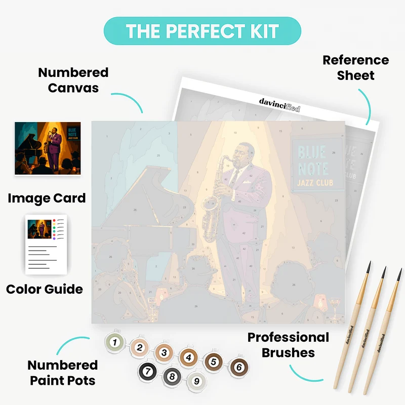 Jazz Club Spotlight - Paint by Numbers Kit