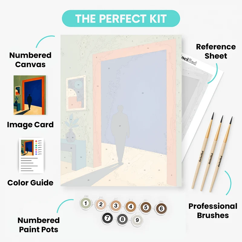 Into the Blue Room - Paint by Numbers Kit