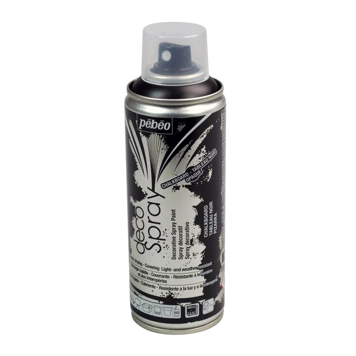 Pebeo Acrylic Chalk Paint Spray 200 ml, Black