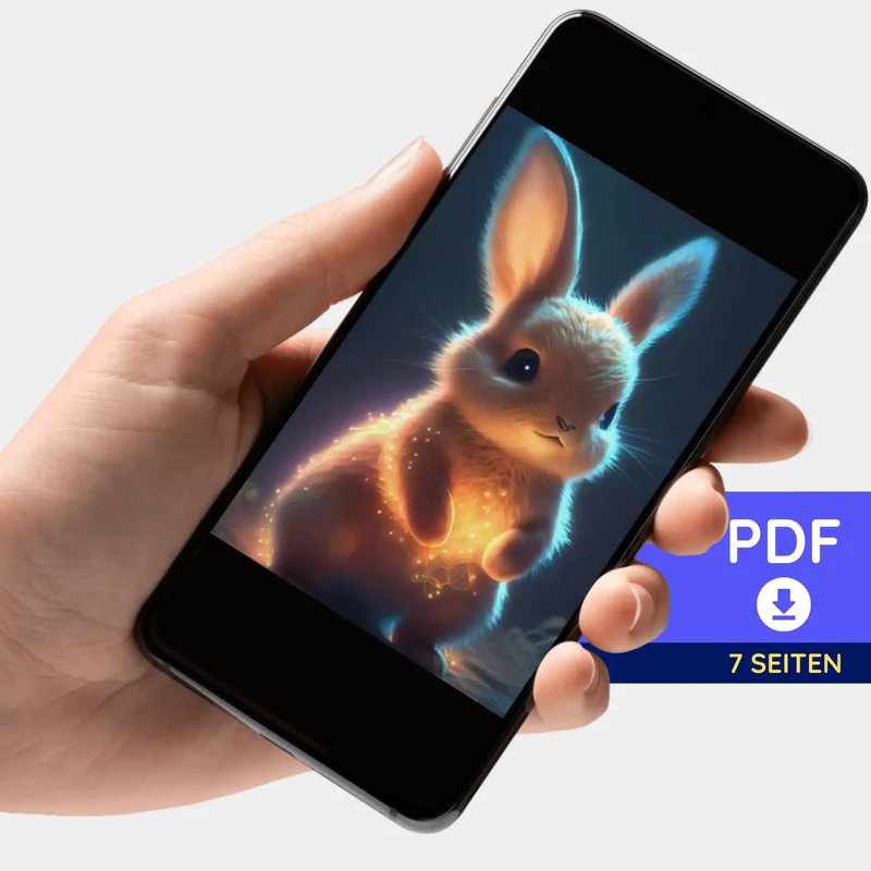 Digitale Bildmappe - Funkelhäschen