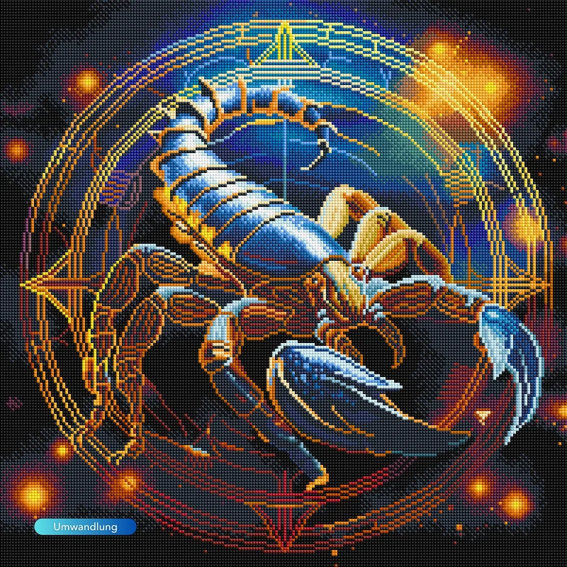 Diamond Painting - Sternzeichen Skorpion "Limited Edition"