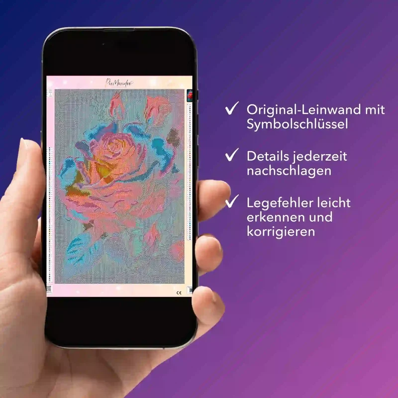 Digitale Bildmappe - Zarte Rosenblüte
