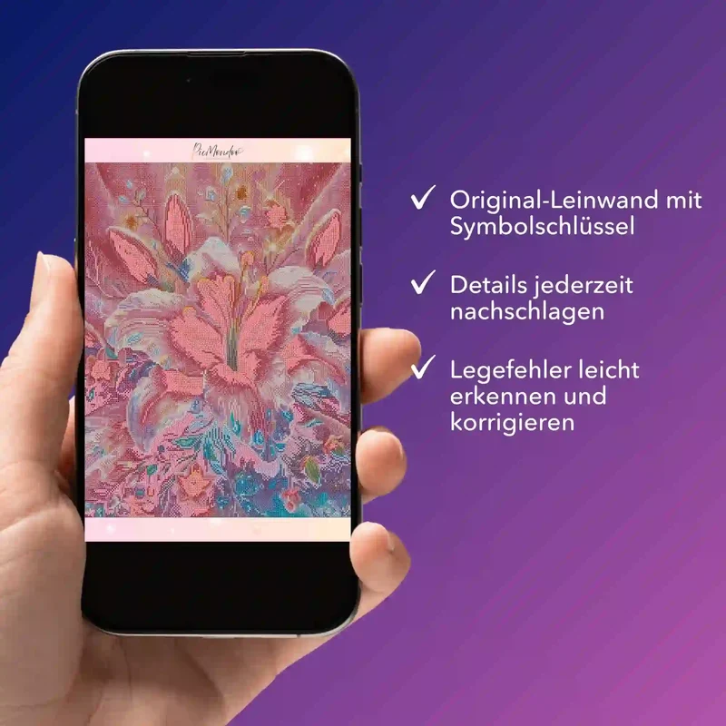 Digitale Bildmappe - Zarte Lilie in rosé