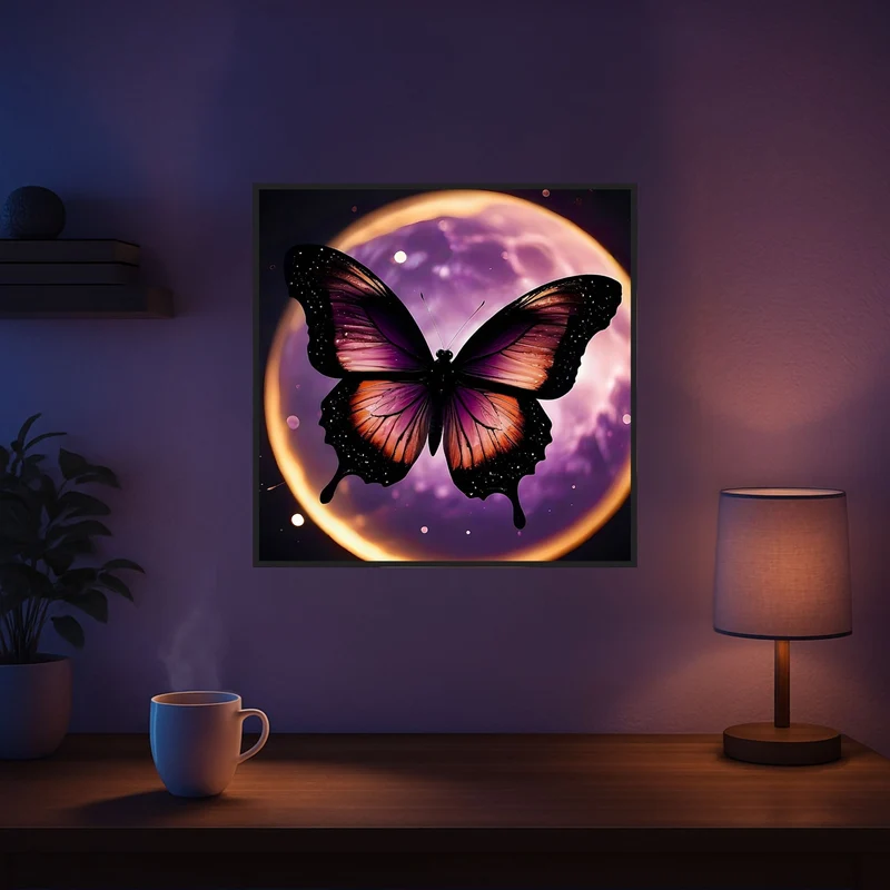 Diamond Painting - Purple Moon