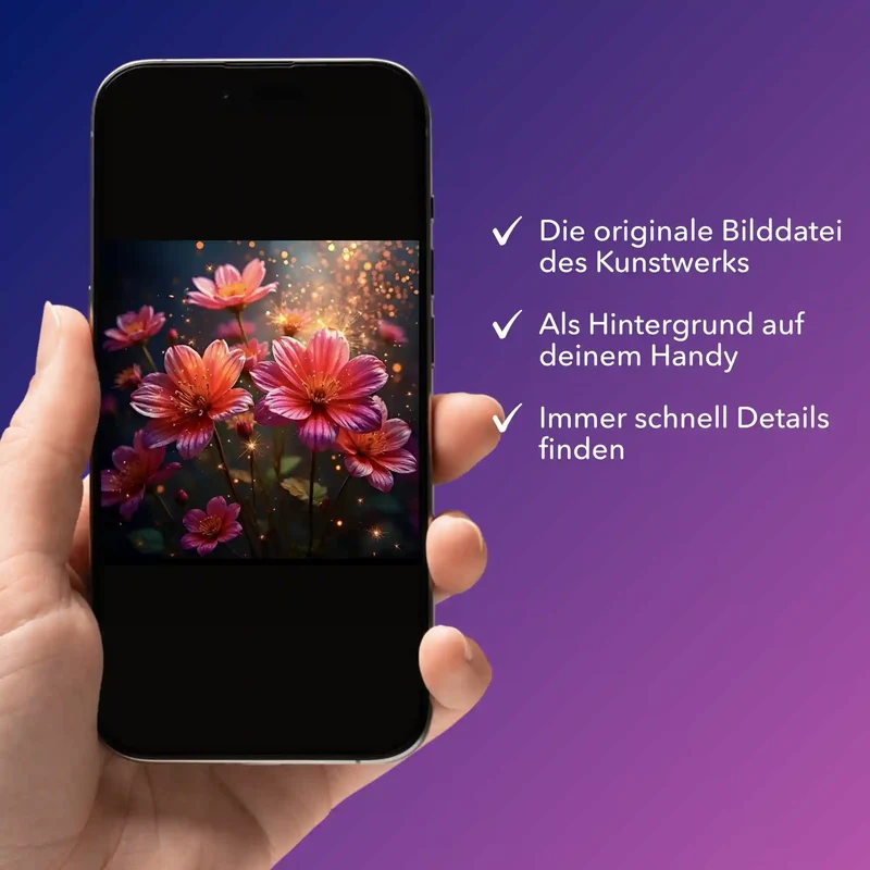 Digitale Bildmappe - Flower Sparkle