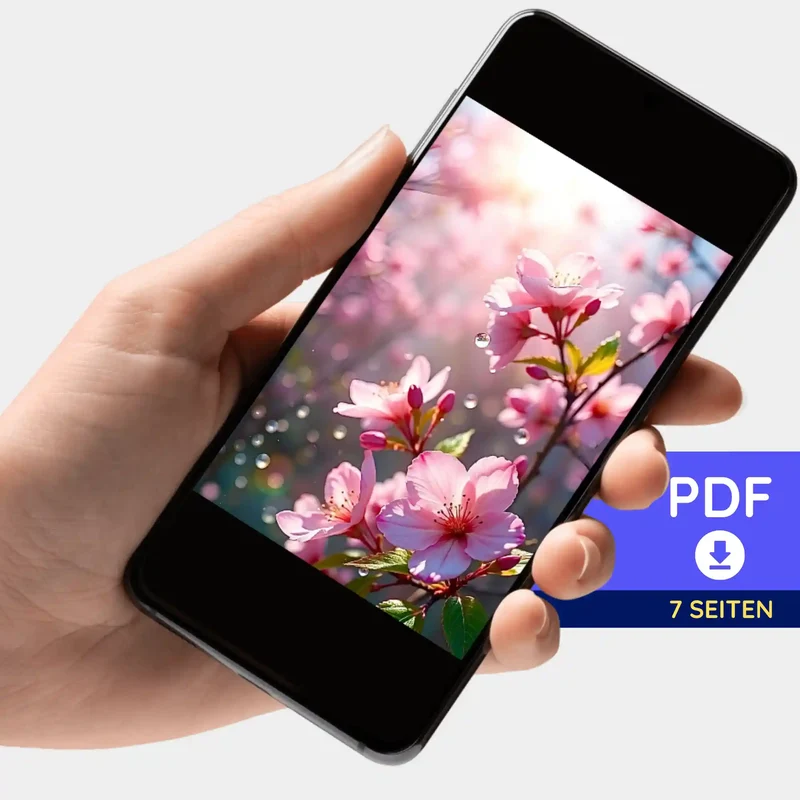 Digitale Bildmappe - Zarte Kirschblüten