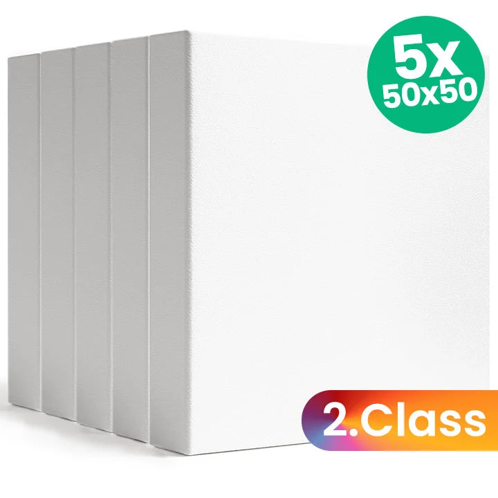 Set of 5 3D Canvases, Second Quality, 50x50 cm