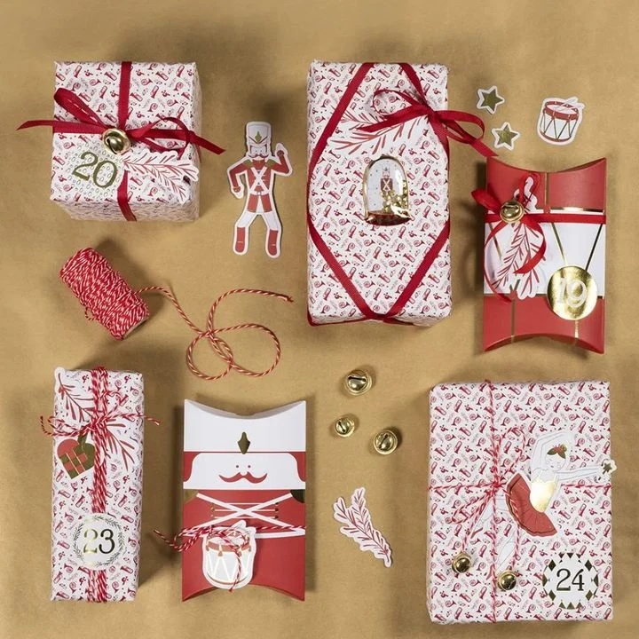 Set of 6 3D Christmas Stickers