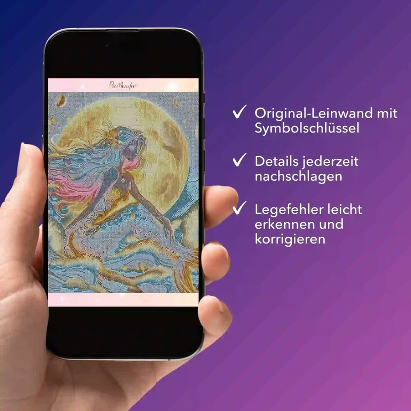 Digitale Bildmappe - Meerjungfrau im Sternenhimmel