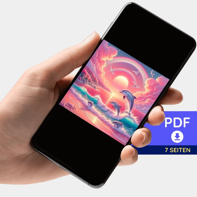 Digitale Bildmappe - Pinkes Meeresrauschen