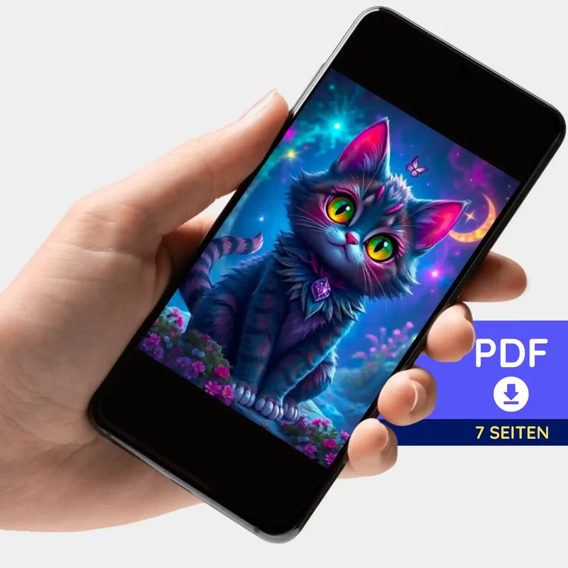 Digitale Bildmappe - Night Cat