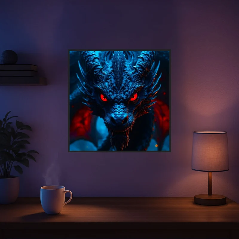 Diamond Painting - Red Eyes Dragon