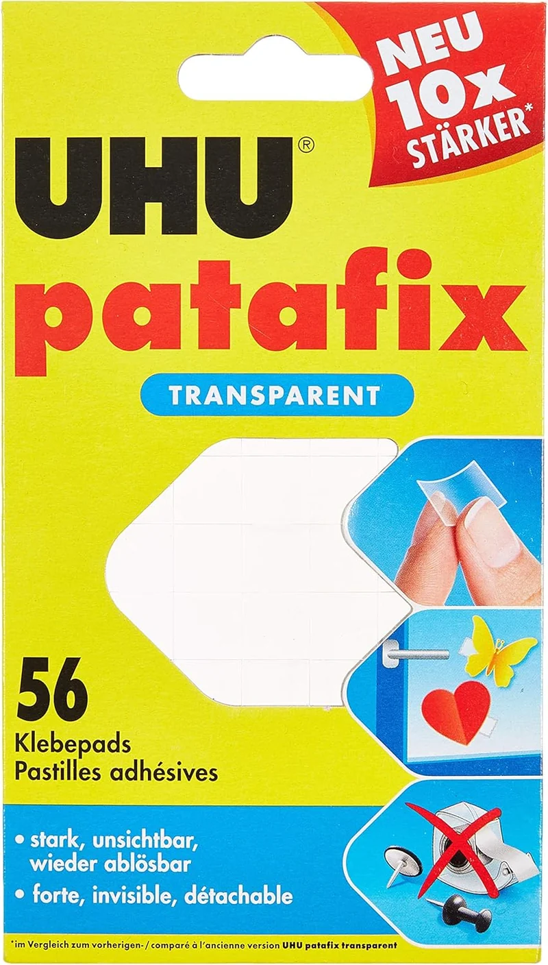 UHU patafix transparent 56 Pads - Klebepads