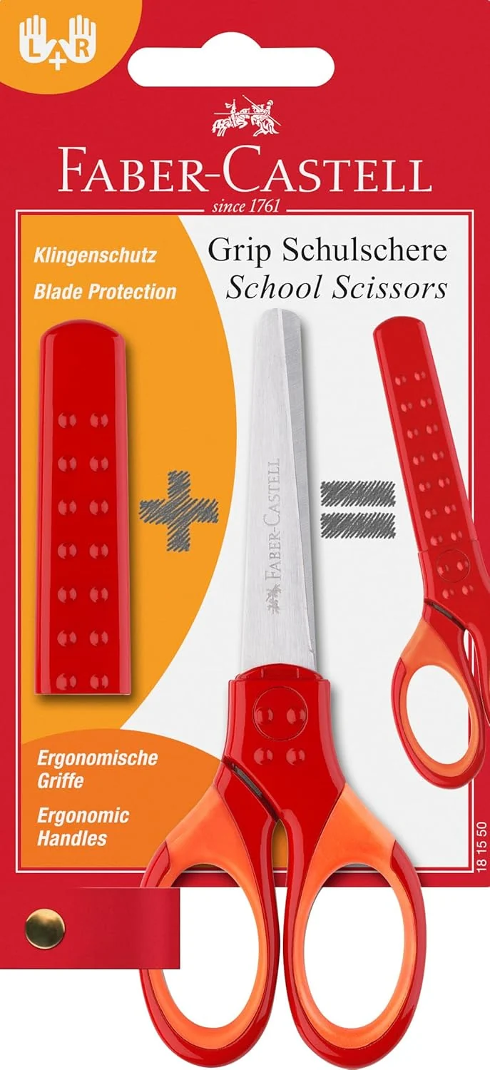 Faber-Castell Schulschere 20cm Rot