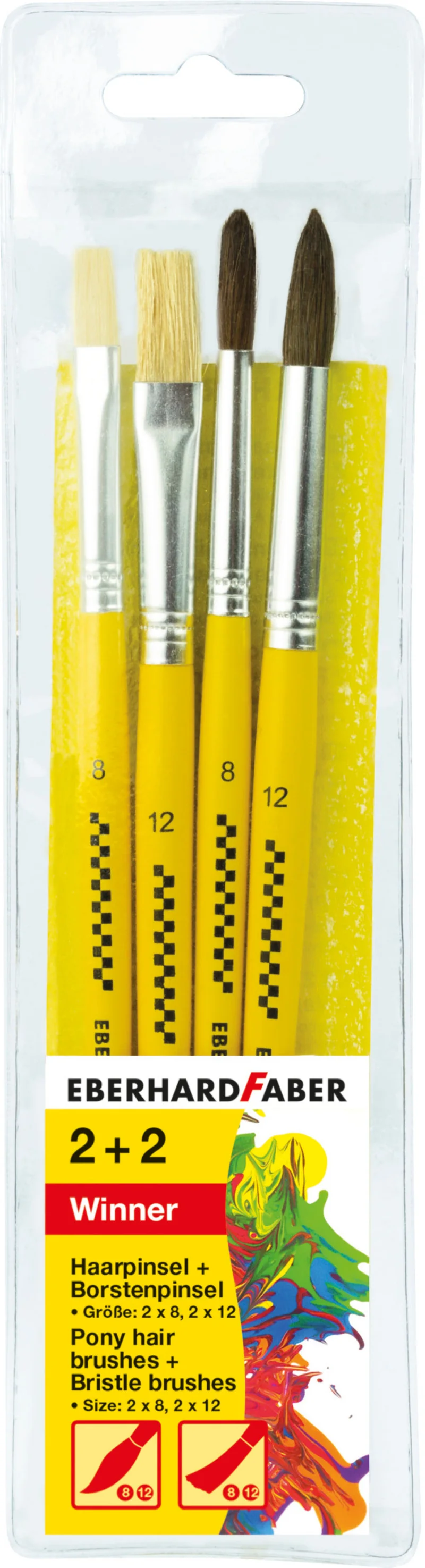 Faber-Castell Pinsel-Set FSC 4-teilig