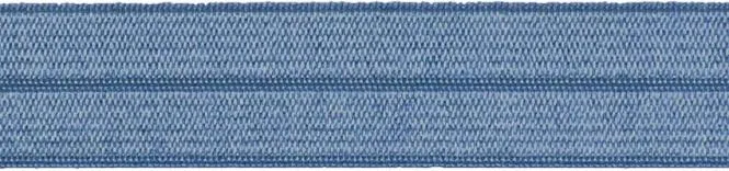 Falzgummi 20mm jeansblau