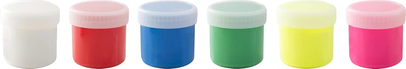 Eberhard Faber Fingerfarbe EFA Color 6er-Set Neon