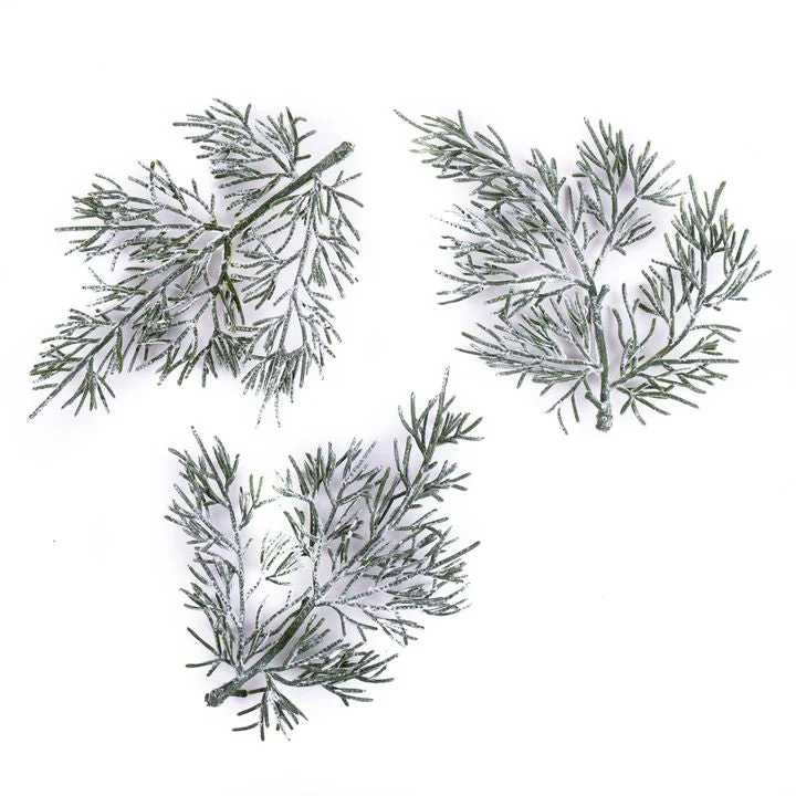Green 3D Branches, Set of 3
