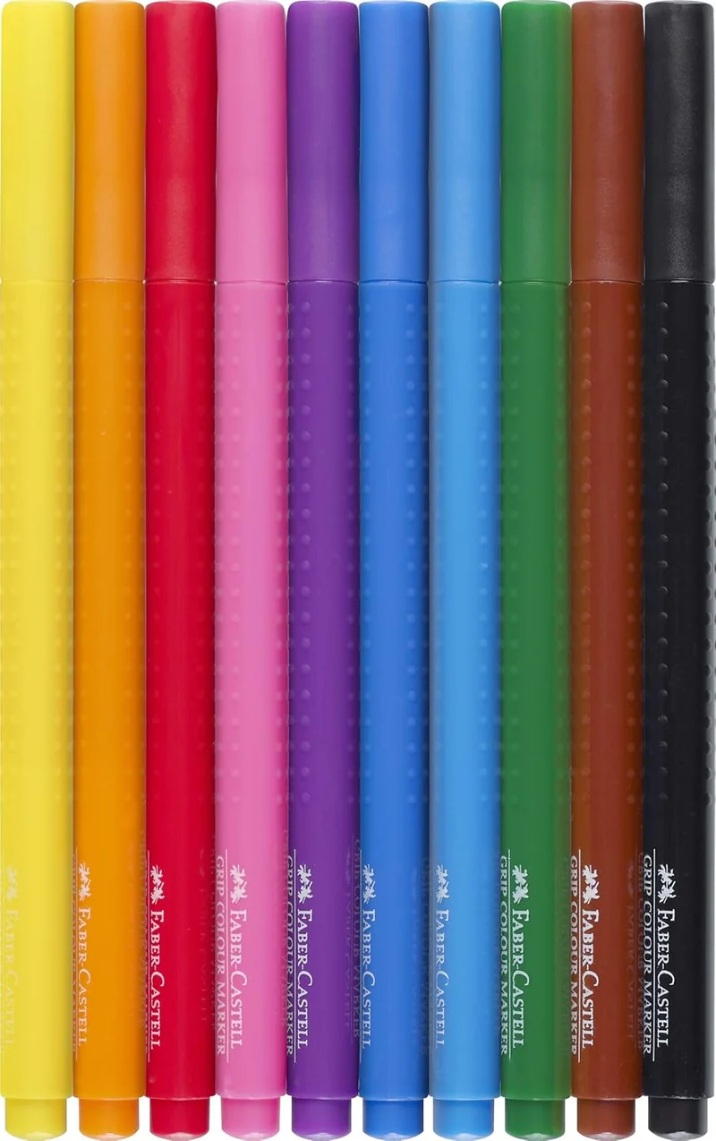 Faber-Castell Grip Colour Marker 10er Set